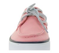 SPERRY Bahama 2.0 Canvas Boat Shoes: Sustainable Women's Casual Shoes with Memory Foam Sole in Navy, White, Pink, or Lime Green