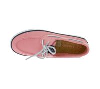 SPERRY Bahama 2.0 Canvas Boat Shoes: Sustainable Women's Casual Shoes with Memory Foam Sole in Navy, White, Pink, or Lime Green