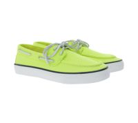 SPERRY Bahama 2.0 Canvas Boat Shoes: Sustainable Women's Casual Shoes with Memory Foam Sole in Navy, White, Pink, or Lime Green