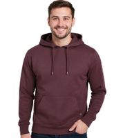 Men's Hoodie, Hooded Sweater, Basic Sweater, Modern Cotton Sweater, Plus Sizes, Brown, Red, Gray, Beige, or Burgundy