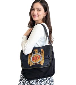 SLAYER Trashmetal-Band Umhänge-Tasche Messengerbag Laptop-Tasche Fan-Artikel 42 x 36 x 6 cm MB106926SLA Schwarz