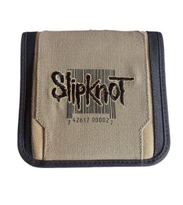 Slipknot CD Case for 24 CDs, CD Sleeve, Metal Band CD Collector, CD Protector, Black/Beige