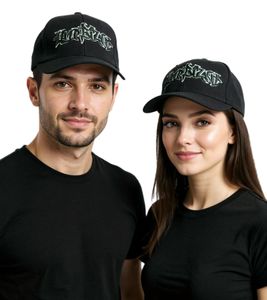 Limp Bizkit Unisex Metal-Band Trucker-Cap Baseball-Cap mit Logo-Stickerei Baumwoll-Cap Fan-Mütze 1233LB Schwarz