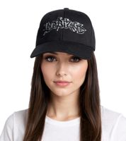 Limp Bizkit Unisex Rap-Rock-Band Trucker-Cap Baseball-Cap mit Logo-Stickerei Baumwoll-Cap Fan-Mütze Schwarz