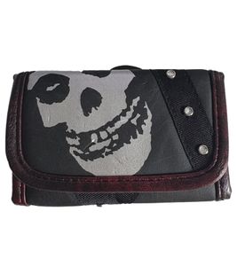 Misfits Stylish Band Wallet with Skull Motif GW108443MIS Black/White