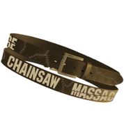 The Texas Chainsaw Massacre Gürtel für Damen oder Herren stylischer Leder-Gürtel Freizeit-Gürtel 116.5cm BT104741TCM4 Braun