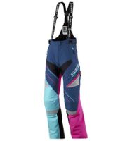 SCOTT Shell Pro Damen Moto-Cross Latz-Hose Ski-Hose Motorsport-Kleidung wasserdichte Softshell-Hose 245006 5340 Blau/Pink