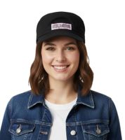 Casquette unisexe en coton The Killers, coupe militaire et légèrement incurvée, FC100456KLR, noire