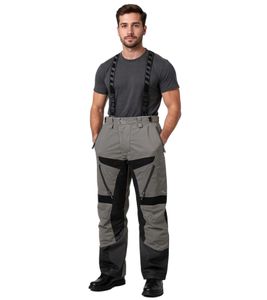 Pantalon de motocross SCOTT RCX-I Dryo pour homme, vêtements de sport automobile, surpantalon isolant, 278415-1001, noir/gris