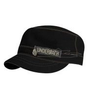 Casquette en coton du groupe de metalcore Underoath, coupe militaire, visière légèrement incurvée, noire