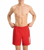 Puma Herren Bade-Shorts Sommer-Shorts mit Taschen stylische Schwimm-Hose Bademode 907002016 002 Rot