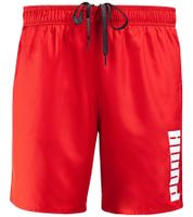 Puma Herren Bade-Shorts Sommer-Shorts mit Taschen stylische Schwimm-Hose Bademode 907002016 002 Rot