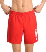 Puma Herren Bade-Shorts Sommer-Shorts mit Taschen stylische Schwimm-Hose Bademode 907002016 002 Rot