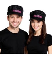 Casquette en coton style cadet avec fermeture Velcro, groupe de rock alternatif Fall Out Boy FC103537FOB, noire
