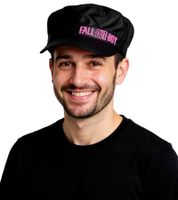 Casquette en coton style cadet avec fermeture Velcro, groupe de rock alternatif Fall Out Boy FC103537FOB, noire
