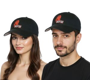 Casquette unisexe Green Day en coton avec logo grenade TC102229GRN, noire
