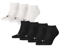 7 paia di calzini in cotone per bambini PUMA, calzini semplici da ginnastica, calzini corti, calze 70122094 001 Nero/Bianco
