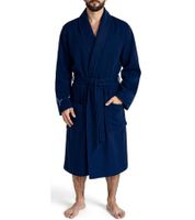 PUMA Unisex Bademantel mit zwei offenen Seitentaschen Morgen-Mantel 660008 Navy, Rot, Weiß oder Schwarz