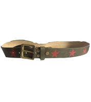 Cinturón Rage Against the Machine para mujer u hombre, elegante cinturón de cuero, informal, BT102814RAT4 marrón