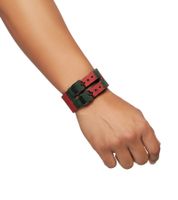 Bracelet « Les Griffes de la nuit » avec inscription, article de fan, bijou de bras, WB104748NOE3, vert/rouge