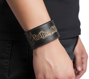 Lostprophets Armband Rockband mit Logo-Schriftzug Fan-Artikel Arm-Schmuck WB129100LSP3 Schwarz