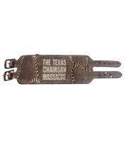 The Texas Chainsaw Massacre Bracelet with Lettering, Fan Merchandise, Arm Jewelry, WB104750TCM3 Brown
