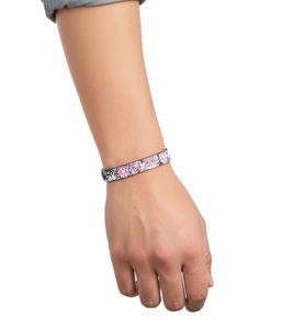 Bracelet HIM, bijou de bras élégant pour fan de rock, WB108750HIM3, blanc