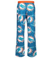 Pantaloni da pigiama da uomo RE:COVERED X NFL Miami Dolphins, in cotone, RCNFL1428L, blu/bianco