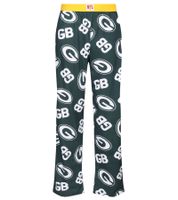 RE:COVERED X NFL Green Bay Packers Men's Lounge Pants with Team Logo, Cotton Pajama Pants, RCNFL1398 Green