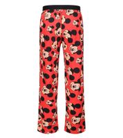 Pantalon de pyjama RE:COVERED X Disney Mickey Mouse pour homme, imprimé Mickey Mouse, en coton, rouge, RCDIF2103