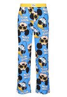 RE:COVERED X Disney Mickey Mouse and Donald Duck Loungepants Herren Schlafanzug-Hose Stylische und bequeme Baumwoll Pyjama-Hose RCDIF2105 Blau/Gelb