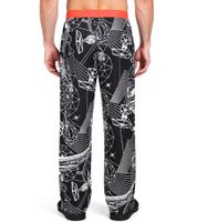 RE: COVERED X Star Wars™ Pantaloni da pigiama da uomo con stampa di astronavi, pantaloni da pigiama in cotone modello RCDIF2107, nero/bianco