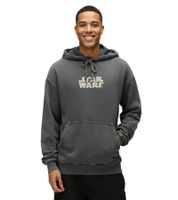 RE:COVERED X Star Wars Herren Kapuzen-Pullover mit Back-Print Baumwoll-Hoody Langarm-Shirt RCDIF2047 Grau