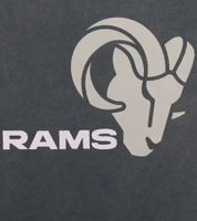 RE:COVERED X NFL Los Angeles Rams Herren T-Shirt mit Logo-Print Baumwoll-Shirt Rundhals-Shirt RCNFL1317H Grau