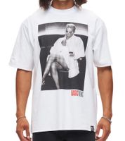T-shirt homme RE:COVERED X Studio Canal BASIC INSTINCT en coton avec grand imprimé, col rond, RCSTC113 Blanc