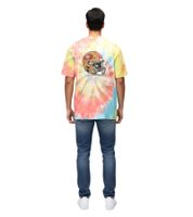 RE:COVERED X NFL San Francisco 49ers Men's T-Shirt with Helmet Print, Cotton Crew Neck, RCNFL1383, Colorful