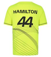 Mercedes-Benz AMG Petronas F1 Herren T-Shirt Lewis Hamilton Kurzarm-Trikot 701227120 001 Neon-Gelb