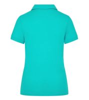 Mercedes-Benz AMG Petronas F1 MAPF1 Polo Damen Baumwoll-Shirt Polo-Shirt mit Team-Logos und farblichen Akzenten Kurzarm-Shirt 701227044 002 Türkis-Grün