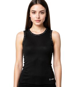 Mercedes-Benz AMG Petronas F1 Damen Tank-Top Baumwoll-Shirt Motorsport-Shirt 701225451 001 Schwarz