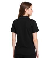 Mercedes-Benz AMG Petronas F1 MAPF1 Polo Damen Baumwoll-Shirt Polo-Shirt mit Team-Logos und farblichen Akzenten Kurzarm-Shirt 701227044 Türkis-Grün oder Schwarz