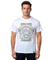 RE:COVERED X DUNGEONS & DRAGONS Herren T-Shirt BEHOLDER Baumwoll-Shirt Rundhals-Shirt RCHAS173 Beige