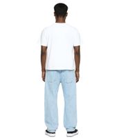 stylische Herren Jeans im Jogger-Stil Denim-Hose Baggy Leg mit Bindeband BR-12000-300 Hell-Blau