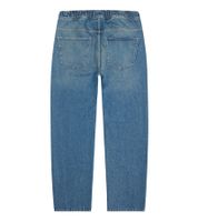 stylische Herren Jeans im Jogger-Stil Denim-Hose Baggy Leg mit Bindeband BR-12000-201 Dunkel-Blau