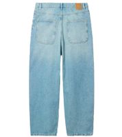 Stylish men's jeans in skater fit style denim trousers with zipper BR-11000-1700 light blue