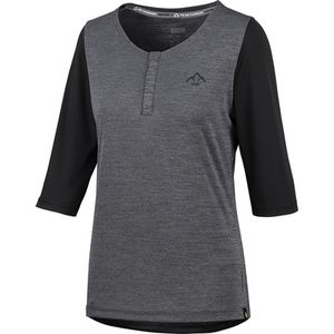 IXS Kinder Radtrikots Carve X Henley Radtrikot Schwarz