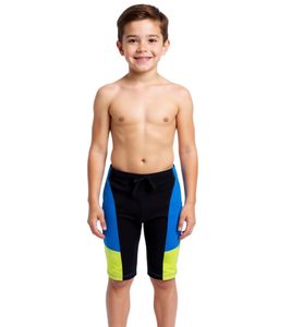 Montura Kids' Shorts – Functional Shorts for Outdoor & Leisure, Blue/Black/Lime