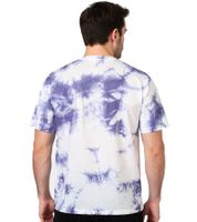 RE:COVERED X NFL Baltimore Ravens Herren T-Shirt mit Logo-Print Baumwoll-Shirt Rundhals-Shirt RCNFL1391 Lila/Weiß