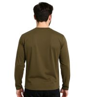 RE:COVERED X STAR WARS - Jersey de algodón de manga larga con estampado mandaloriano para hombre, cuello redondo, RCDIF2046, caqui