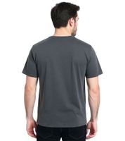 RE:COVERED X NFL Herren T-Shirt Las Vegas Raiders Logo Baumwoll-Shirt Rundhals-Shirt RCNFL1317G Grau
