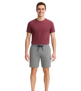 Bermuda da uomo in felpa 11 PROJECT Palamo, stile chino, 20716141 200275, grigio